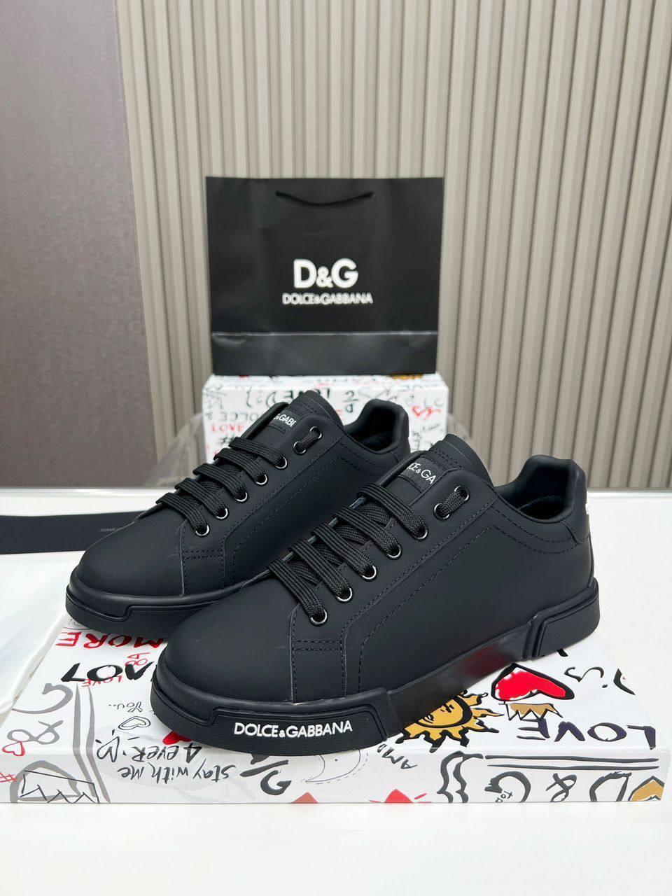 Мужские ботинки Dolce&Gabbana из натуральной кожи